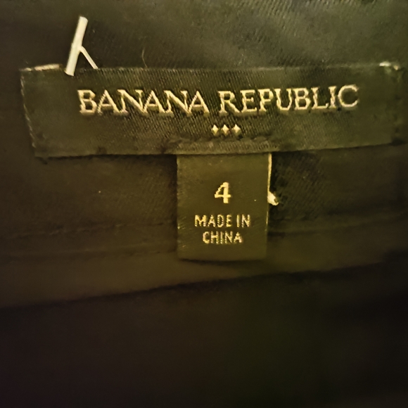 NWT Banana Republic Black Skater Skirt with Belt/Bow - Picture 5 of 5